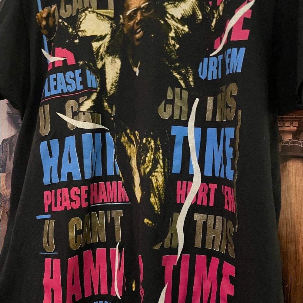 vintage mf hammer graphic tshirt AOP 1990 size xl - Picture 4 of 8